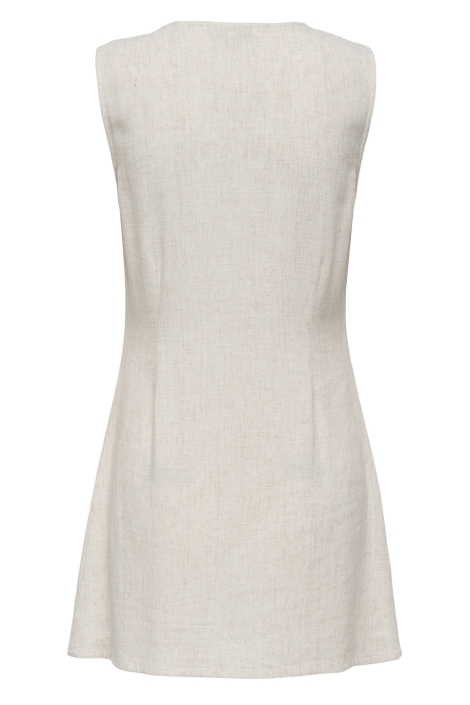 Only onlsiesta linen blend sl short dres